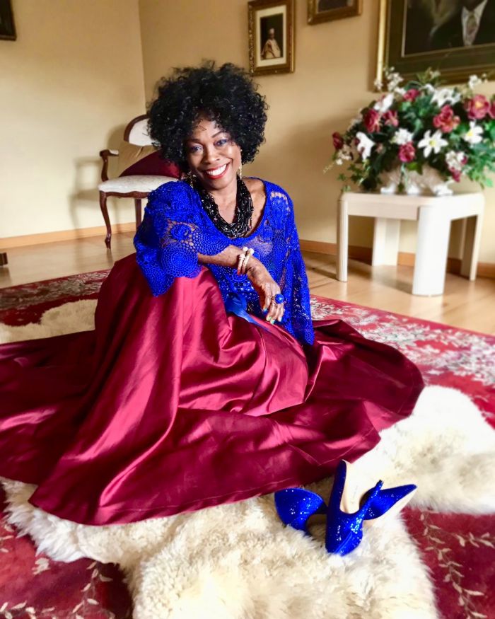 Iby Ikotidem, gardener and founder of Roots Blooms and Yards